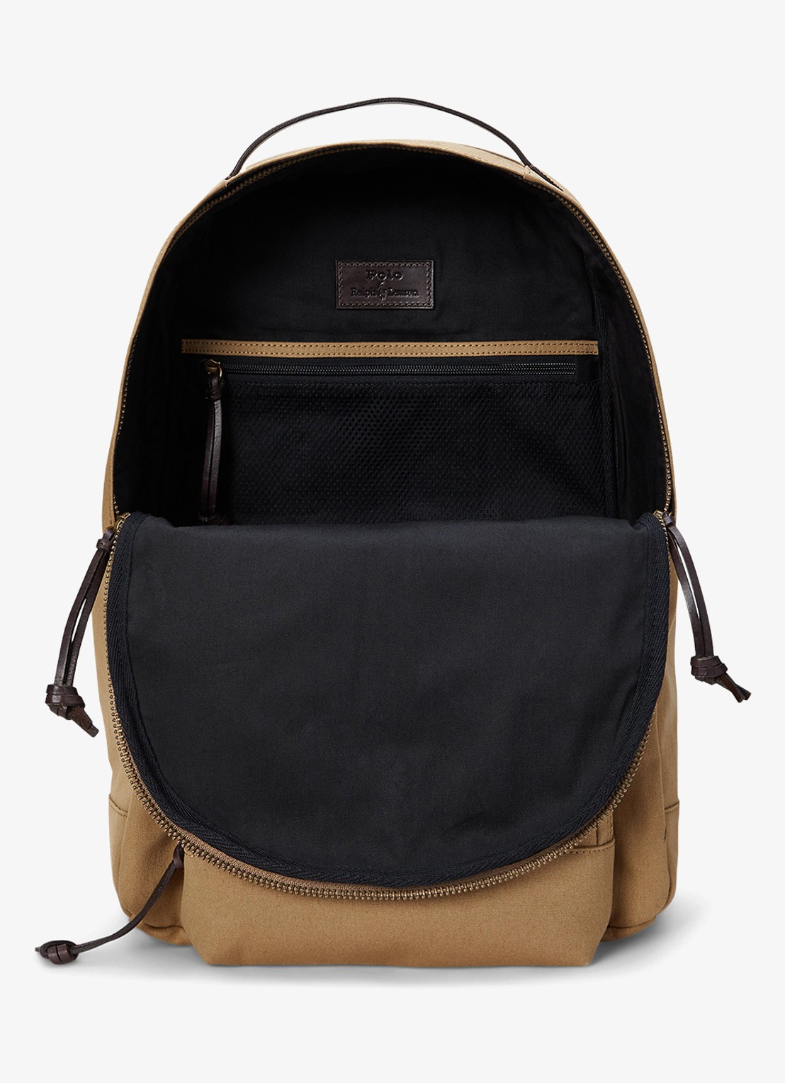 Ralph Lauren Rugzak van canvas met logo - detail 4 montana khaki / khaki