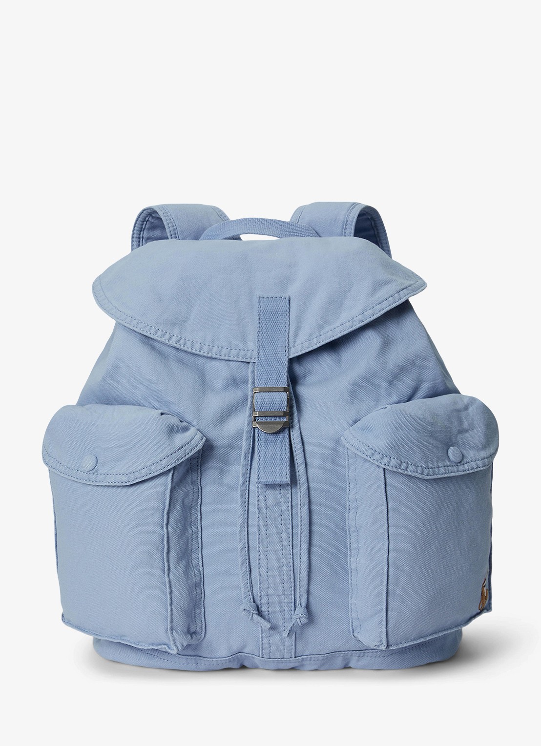 Ralph Lauren Rugzak van canvas - voorkant chambray blue-294k