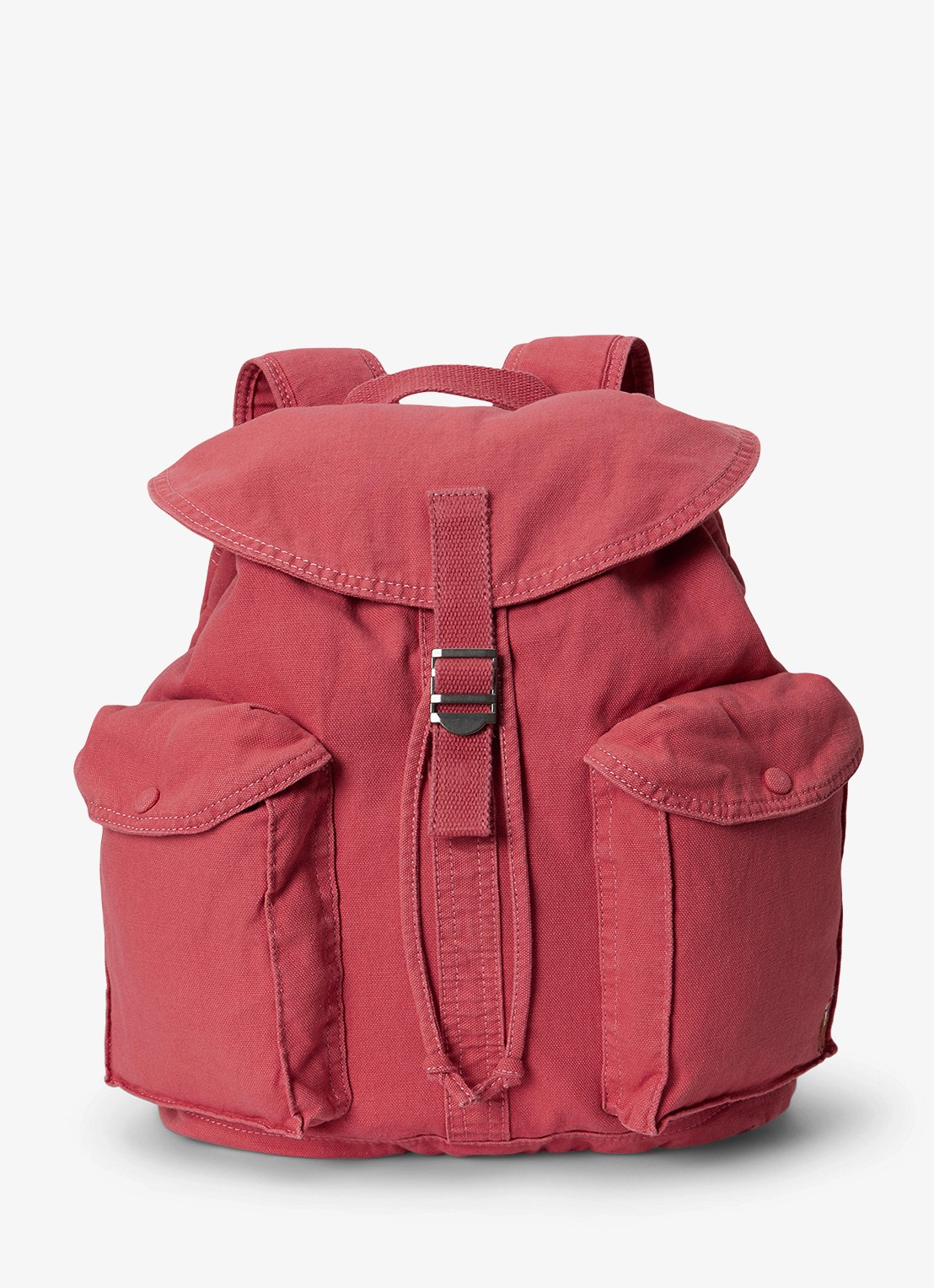 Ralph Lauren Rugzak van canvas - voorkant 2 adirondack berry-2ygy