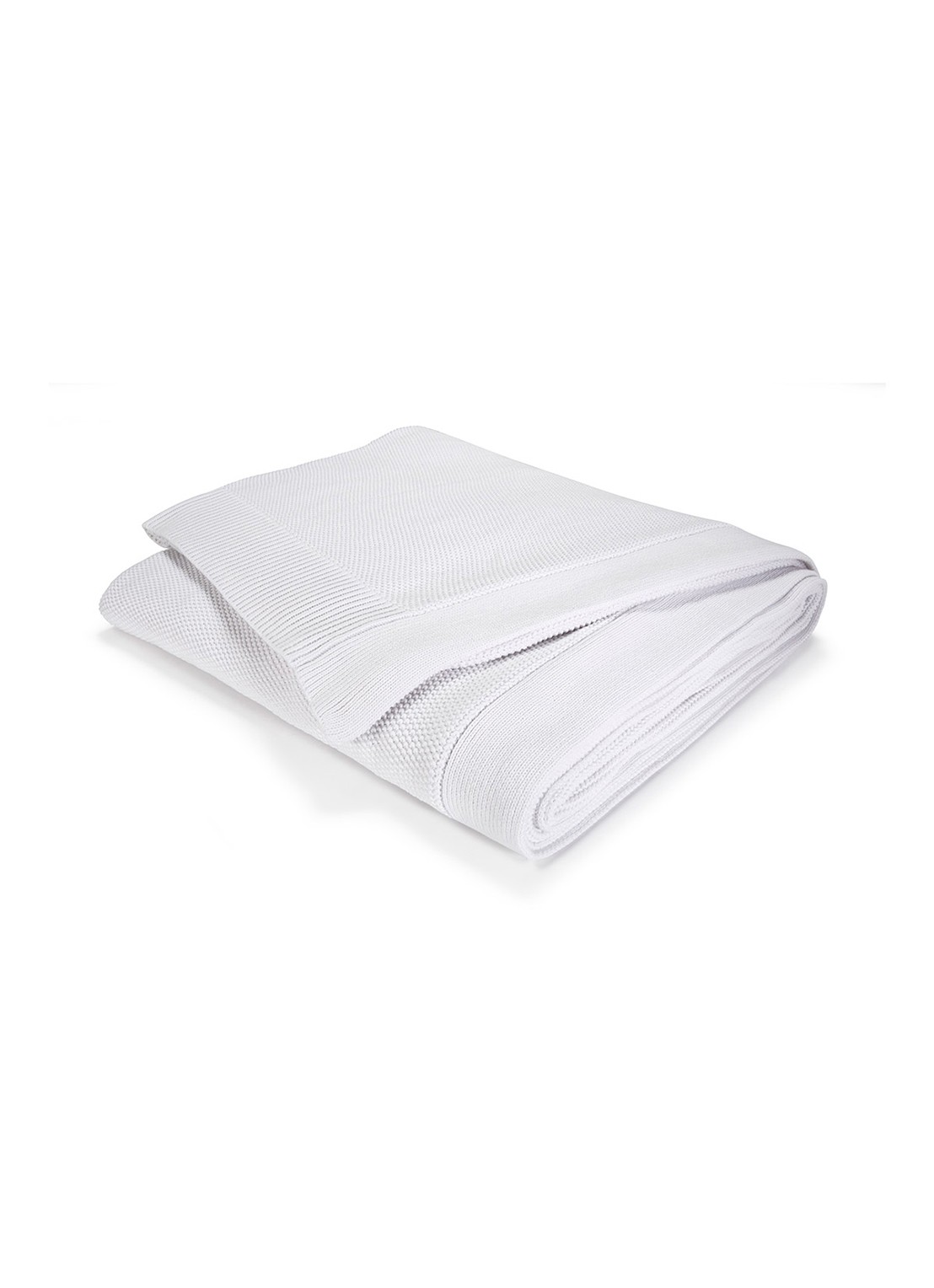 Ralph Lauren Seedstitch bedsprei - voorkant wit
