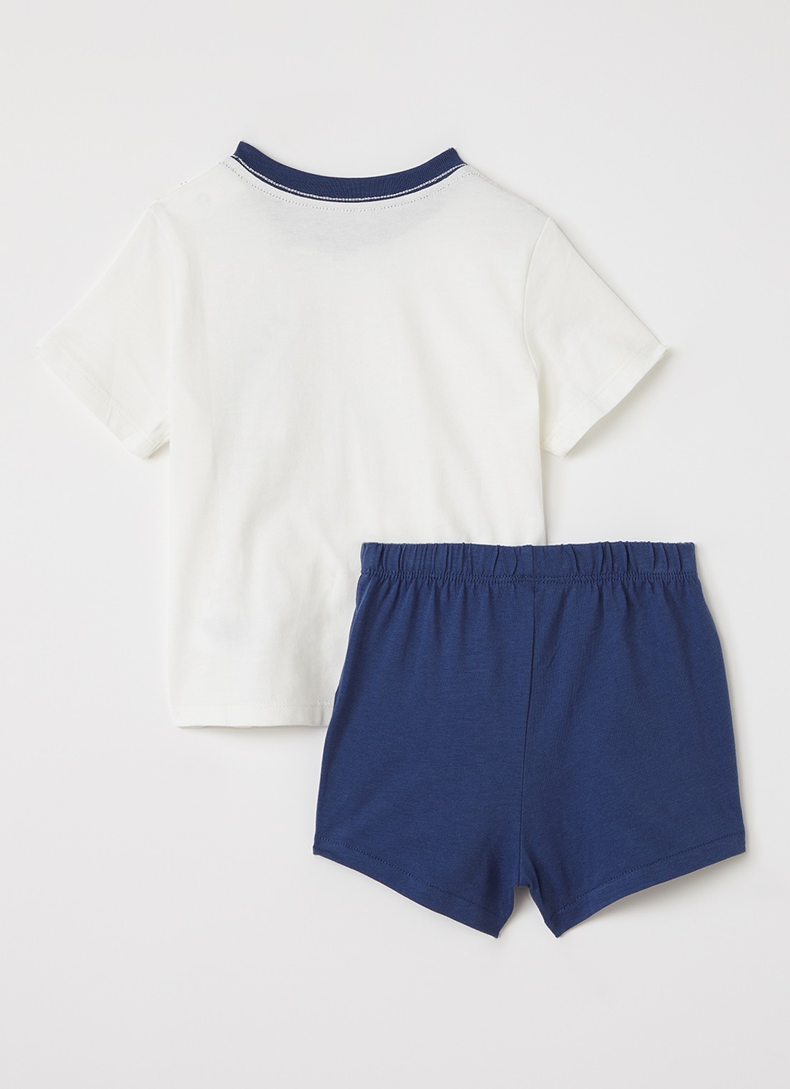Ralph Lauren Set van T-shirt korte broek 2-delig - voorkant 2 indigo