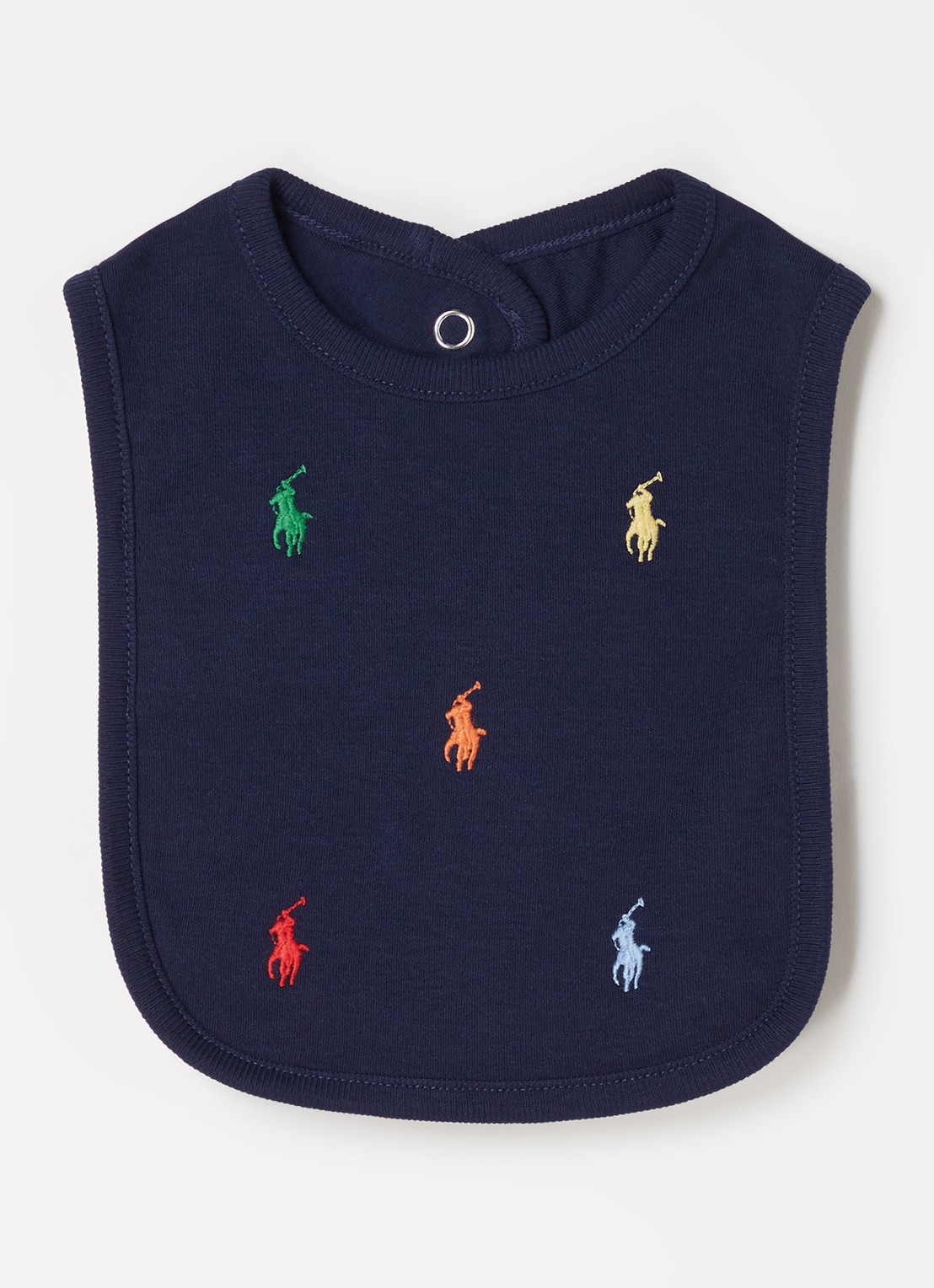 Ralph Lauren Slab met logoborduring - voorkant donkerblauw