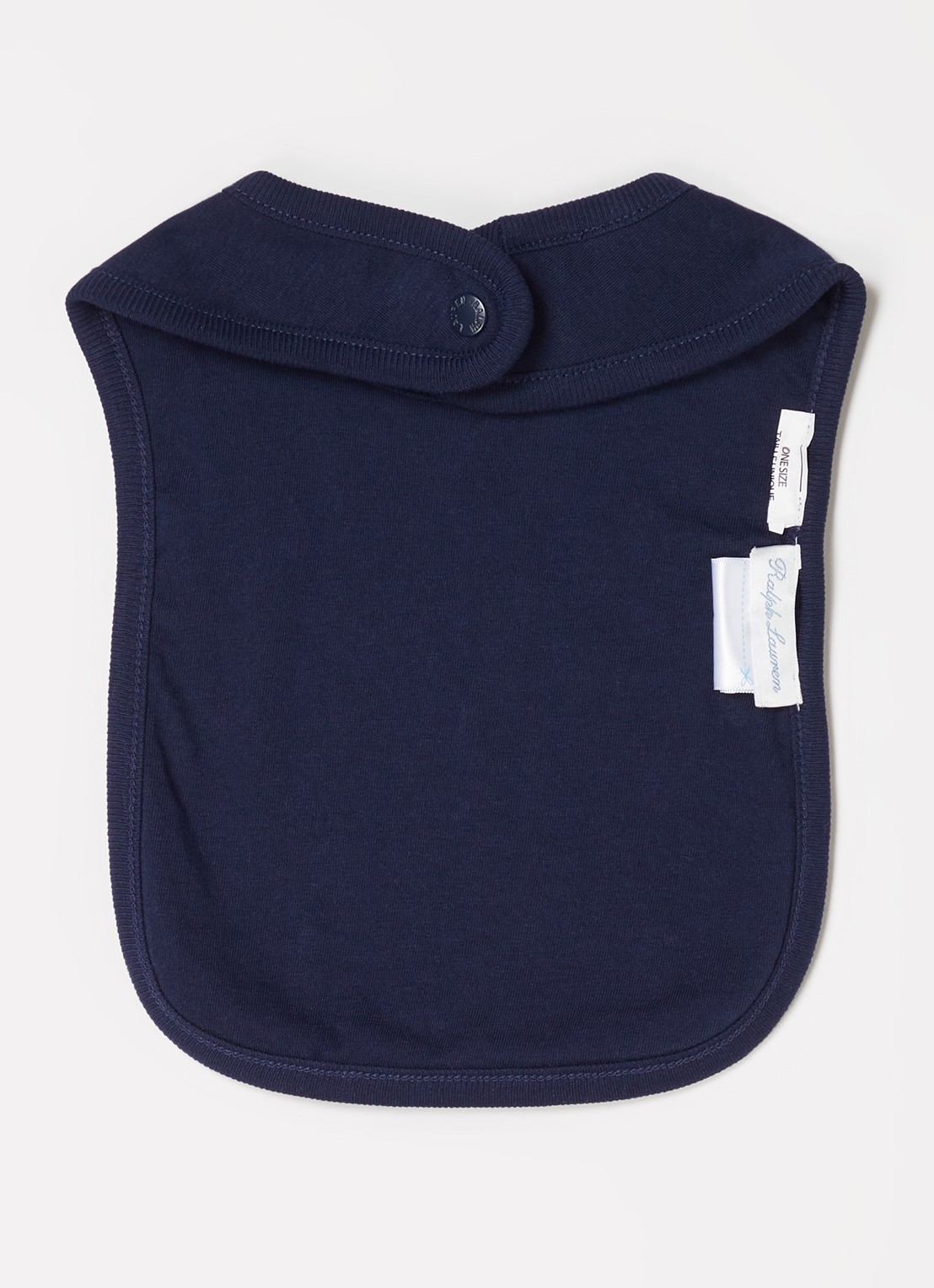 Ralph Lauren Slab met logoborduring - voorkant 2 donkerblauw