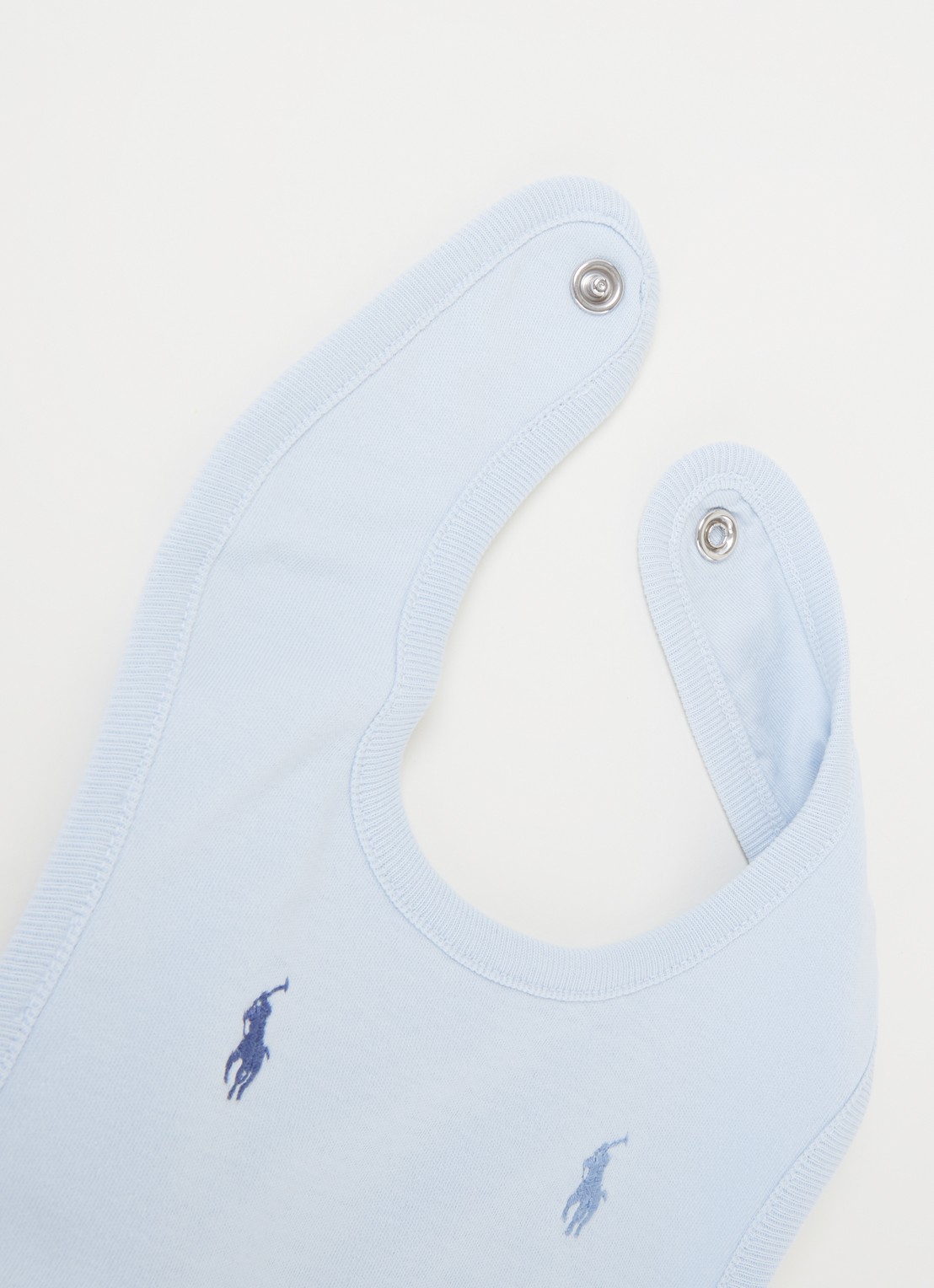 Ralph Lauren Slab met logoborduring - detail 2 lichtblauw