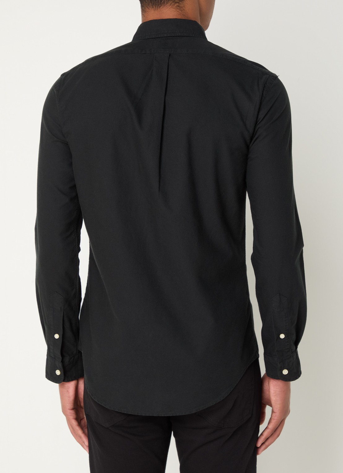 Ralph Lauren Slim fit button down-overhemd van katoen - achterkant polo black