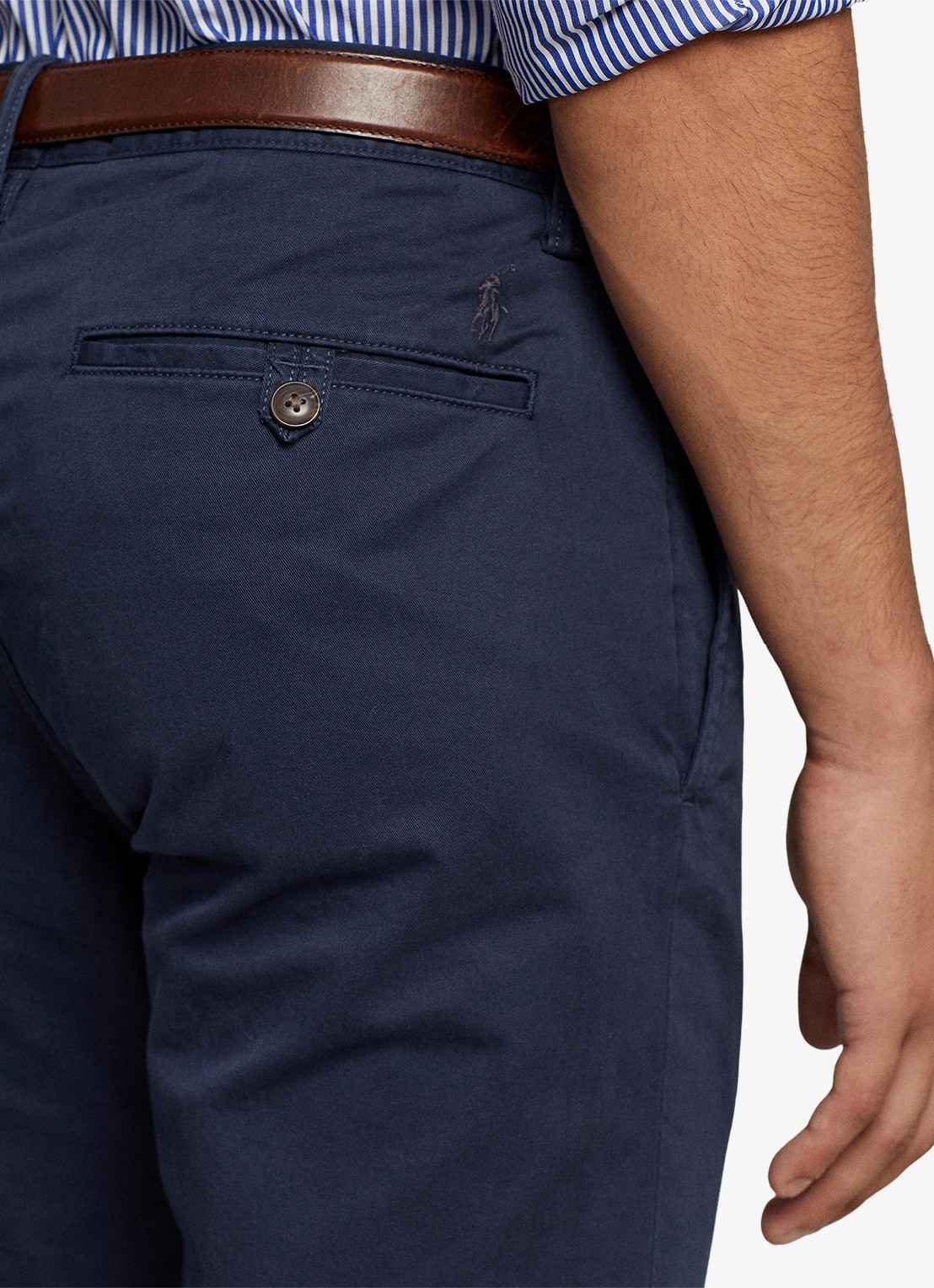 Ralph Lauren Slim fit chino met stretch - detail 5 nautical ink / donkerblauw
