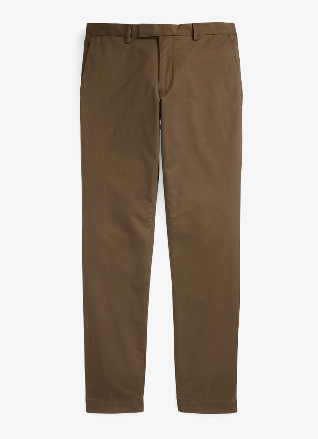Ralph Lauren Slim fit chino met stretch - voorkant 3 chestnut / bruin