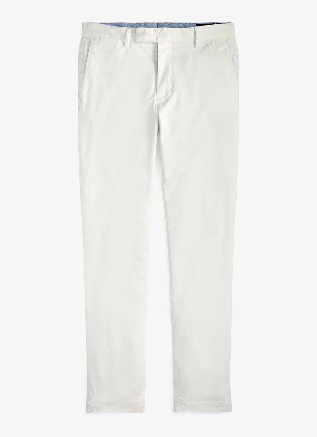 Ralph Lauren Slim fit chino met stretch - voorkant 3 deckwash white / wit