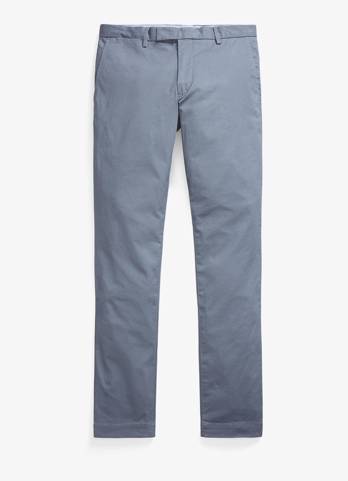 Ralph Lauren Slim fit chino met stretch - voorkant 2 bay blue / blauw