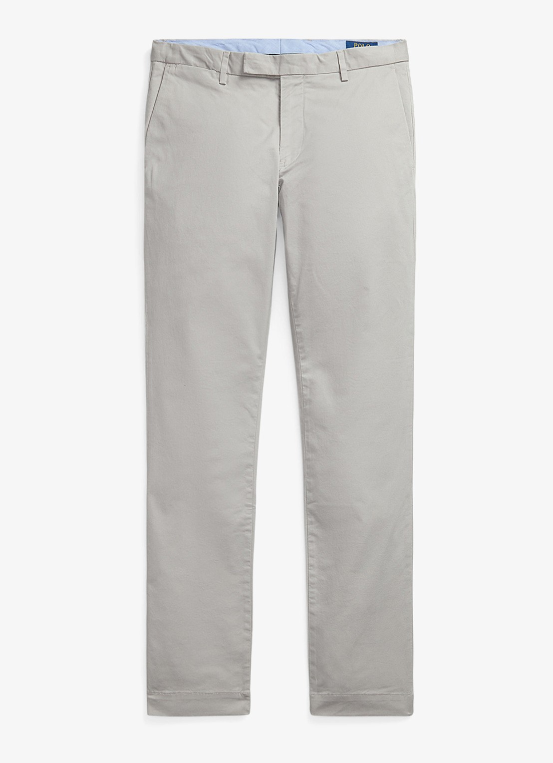 Ralph Lauren Slim fit chino met stretch - voorkant 9 grey fog / grijs