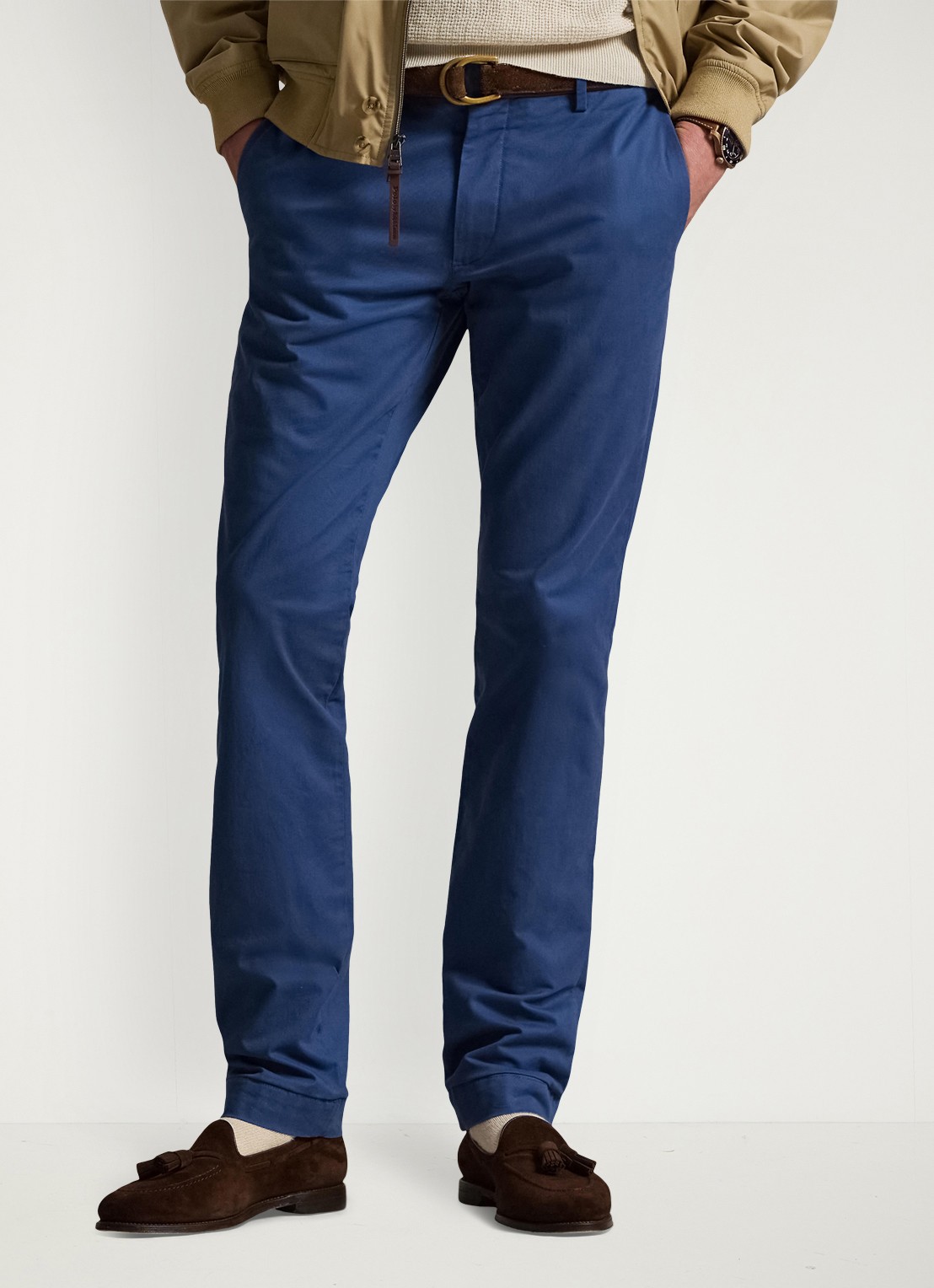 Ralph Lauren Slim fit chino met stretch - detail 6 night navy / donkerblauw