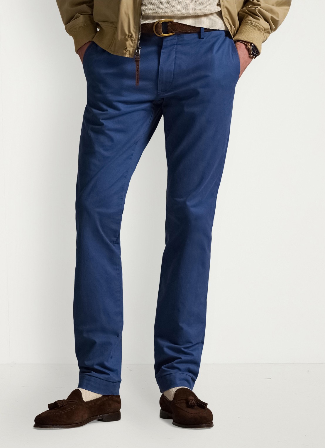 Ralph Lauren Slim fit chino met stretch - detail 8 night navy / donkerblauw