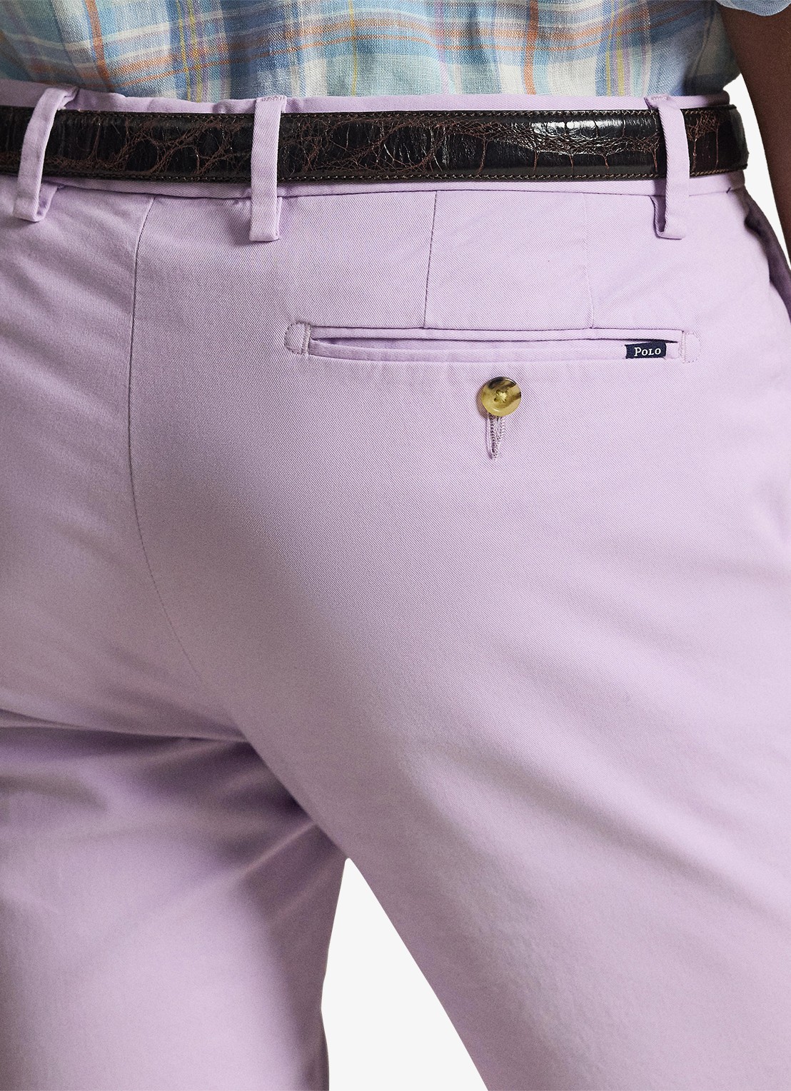Ralph Lauren Slim fit chino met stretch - detail 3 spring iris / paars