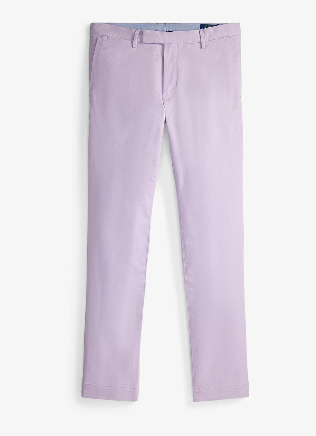 Ralph Lauren Slim fit chino met stretch - voorkant 4 spring iris / paars