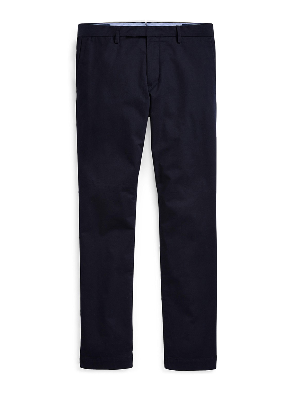 Ralph Lauren Slim fit chino van twill met stretch - voorkant aviator navy