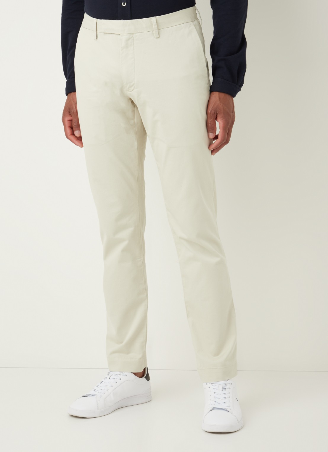 Ralph Lauren Slim fit chino van twill met stretch - detail 2 basic sand