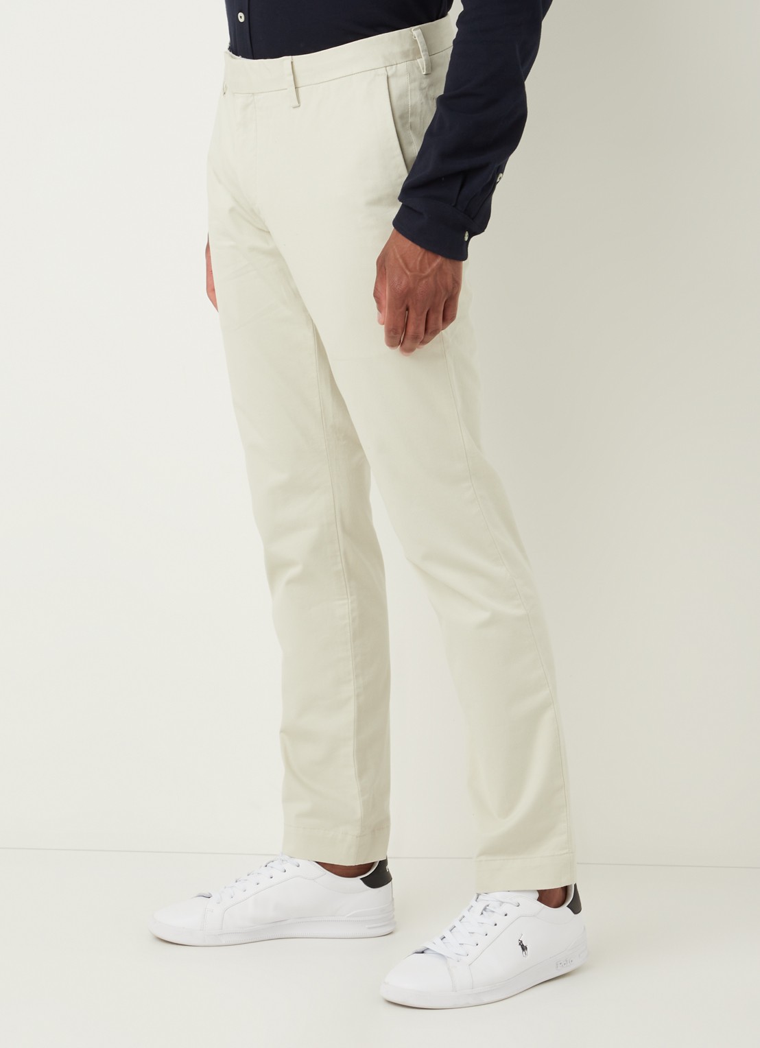 Ralph Lauren Slim fit chino van twill met stretch - detail 3 basic sand