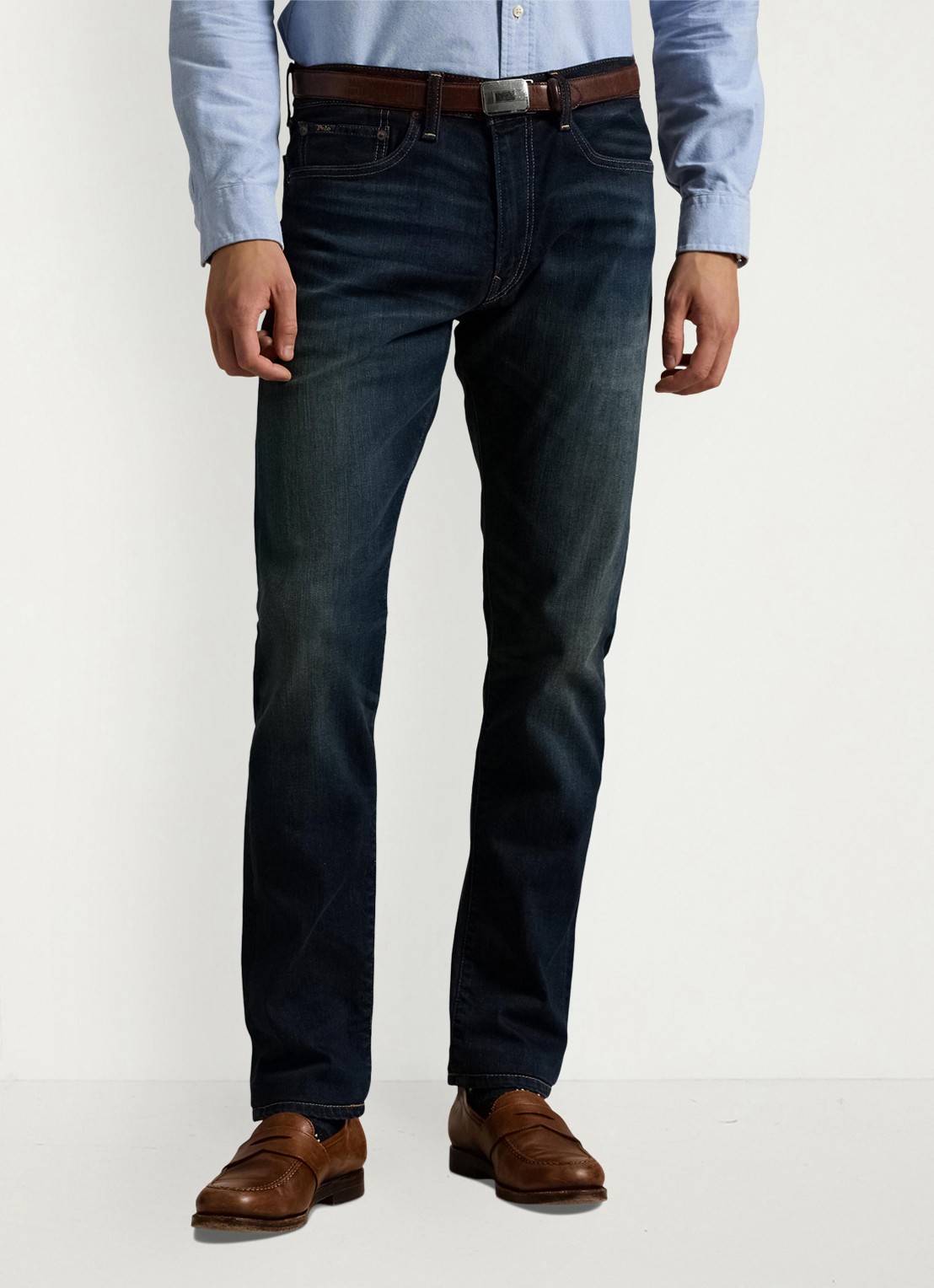 Ralph Lauren Slim fit jeans met donkere wassing - detail 4 murphy stretch / indigo