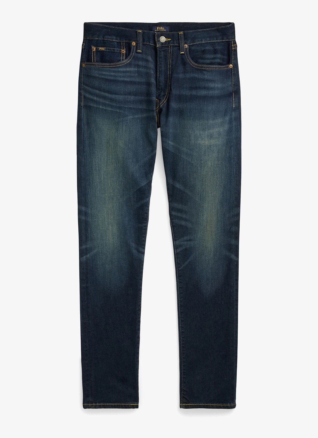 Ralph Lauren Slim fit jeans met donkere wassing - voorkant murphy stretch / indigo