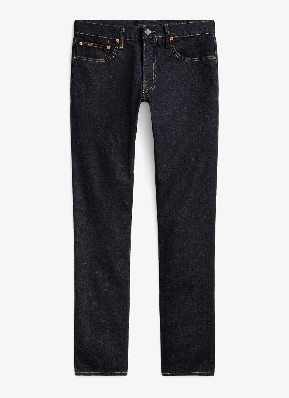 Ralph Lauren Slim fit jeans met donkere wassing - voorkant 3 rinse stretch-2wkn