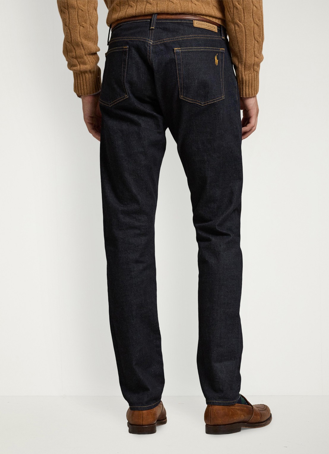 Ralph Lauren Slim fit jeans met donkere wassing - achterkant 5 rinse stretch-2wkn