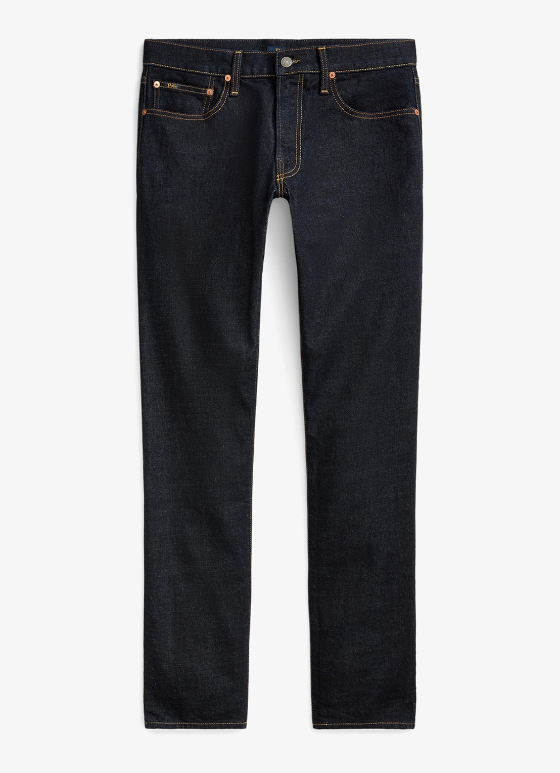 Ralph Lauren Slim fit jeans met donkere wassing - voorkant 3 rinse stretch-2wkn