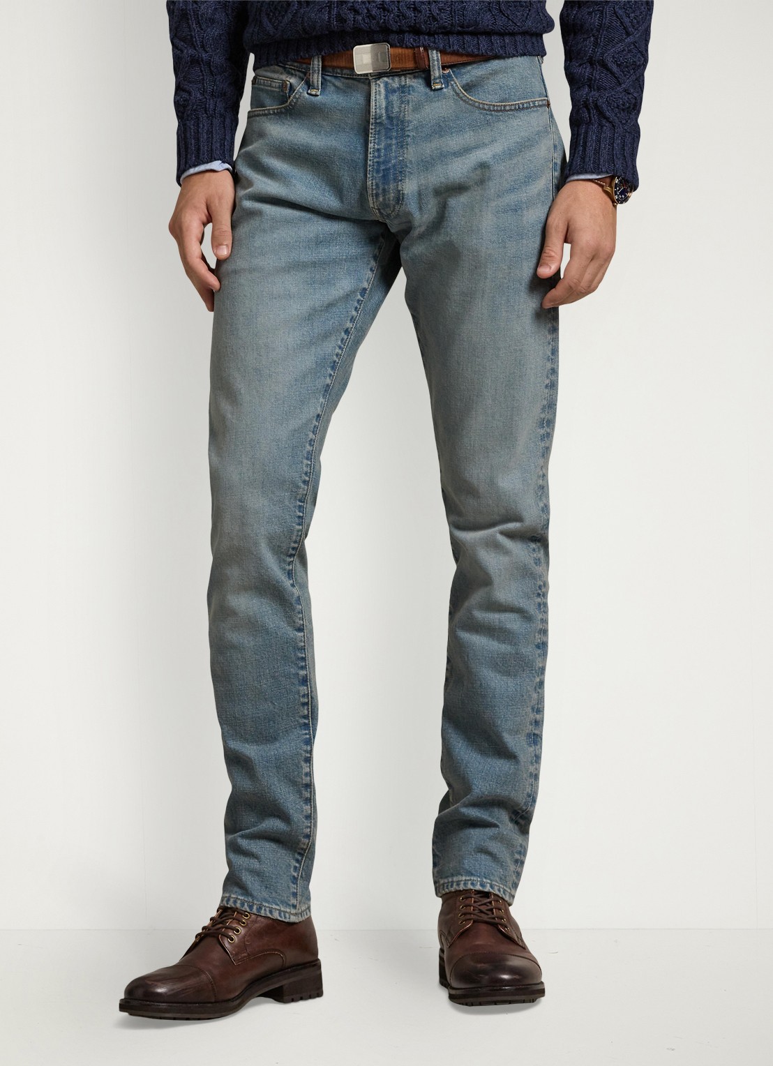 Ralph Lauren Slim fit jeans met medium wassing - detail 5 dixon stretch-2wjh