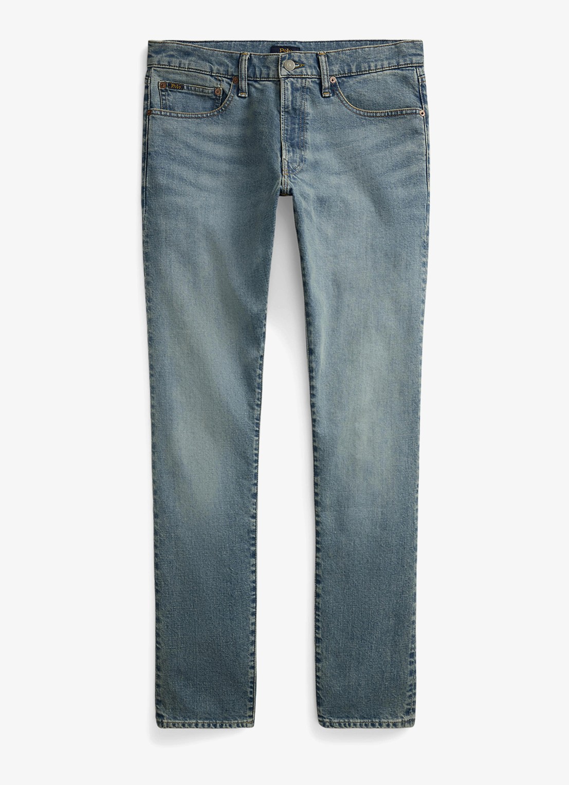 Ralph Lauren Slim fit jeans met medium wassing - voorkant 2 dixon stretch-2wjh