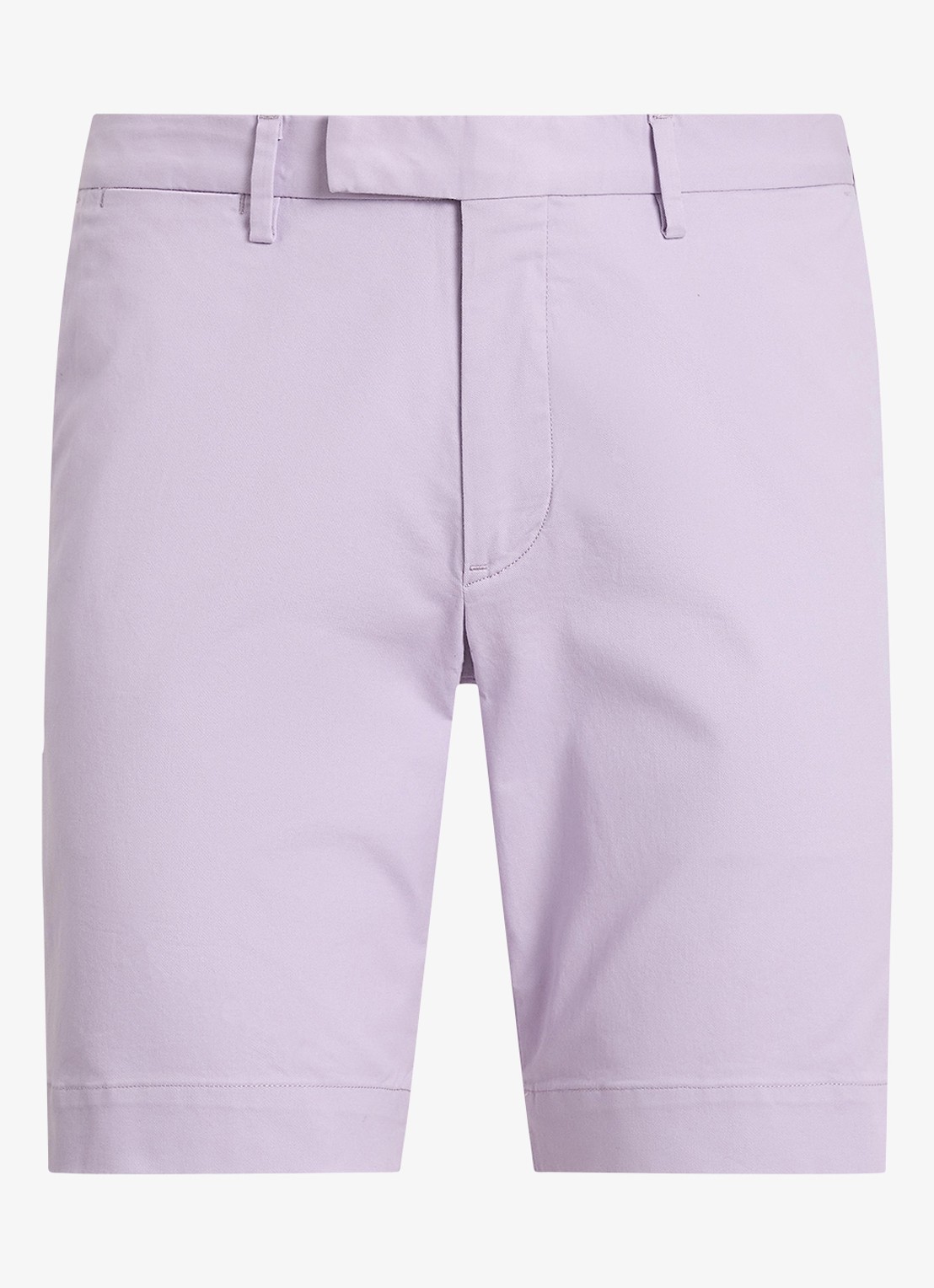 Ralph Lauren Slim fit korte chino met steekzakken - voorkant 2 spring iris-39mo