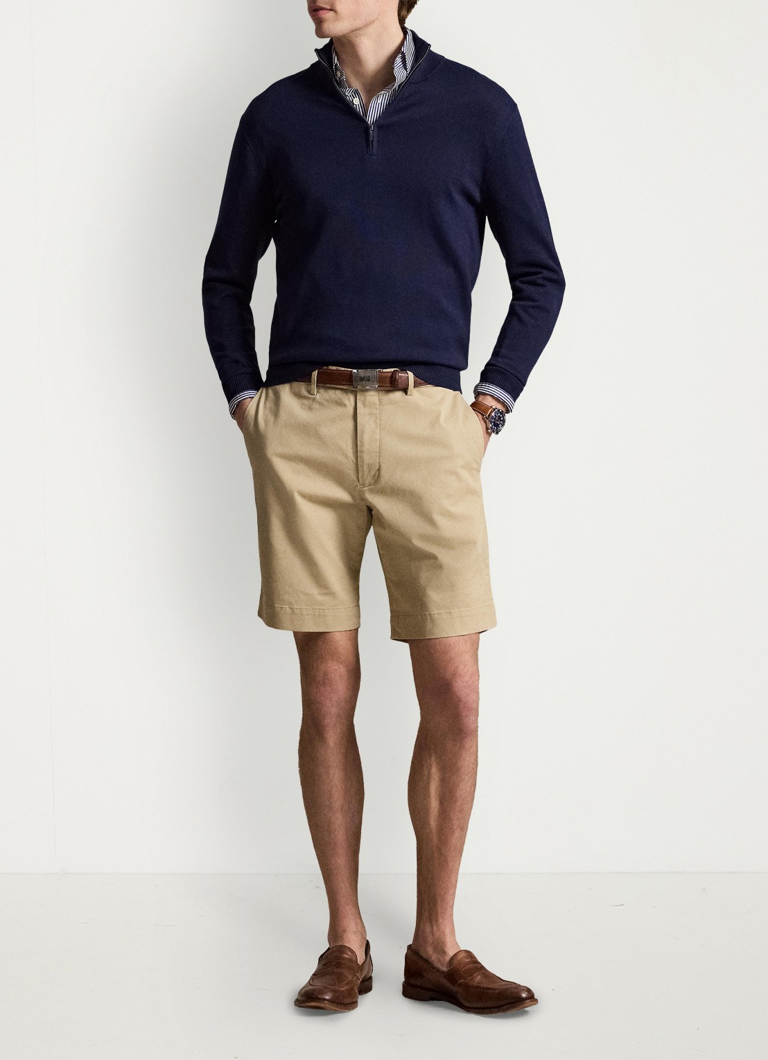 Ralph Lauren Slim fit korte chino met steekzakken - detail classic khaki-2wqo