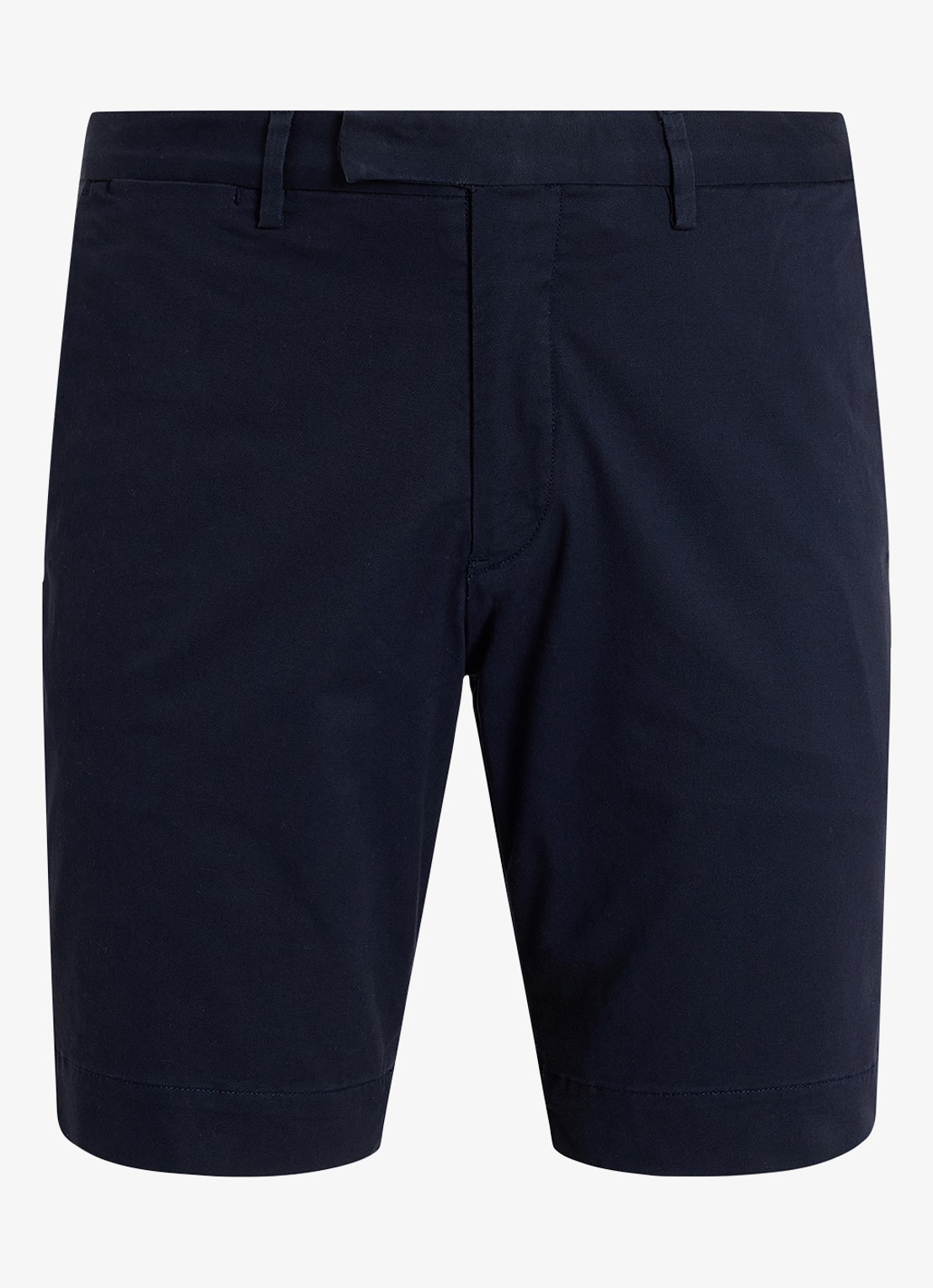 Ralph Lauren Slim fit korte chino met steekzakken - voorkant 3 aviator navy / donkerblauw