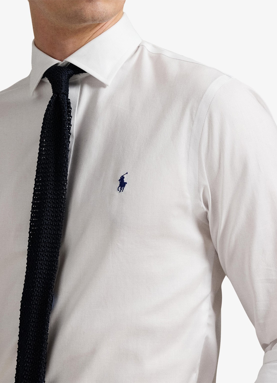 Ralph Lauren Slim fit overhemd met logo - detail 3 5499d white / wit