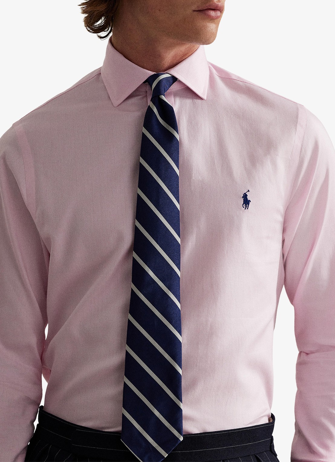 Ralph Lauren Slim fit overhemd met logo - detail 4 5499b pink / roze