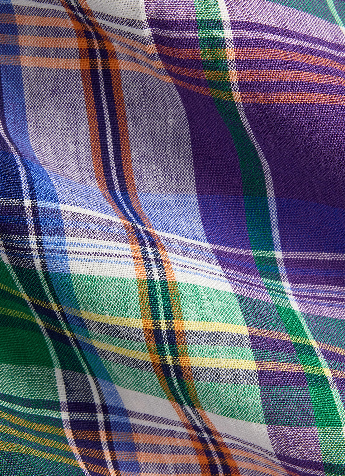 Ralph Lauren Slim fit overhemd met print - detail 5 7187 purple blue multi / paars