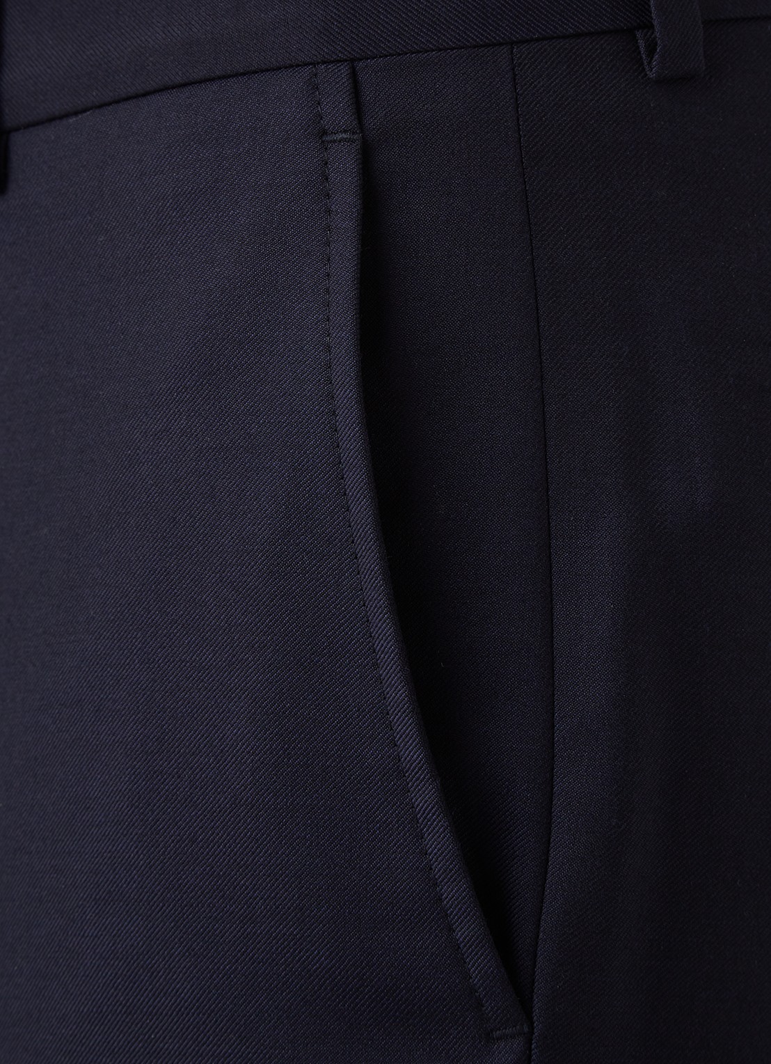 Ralph Lauren Slim fit pantalon met persplooi - detail 2 classic navy