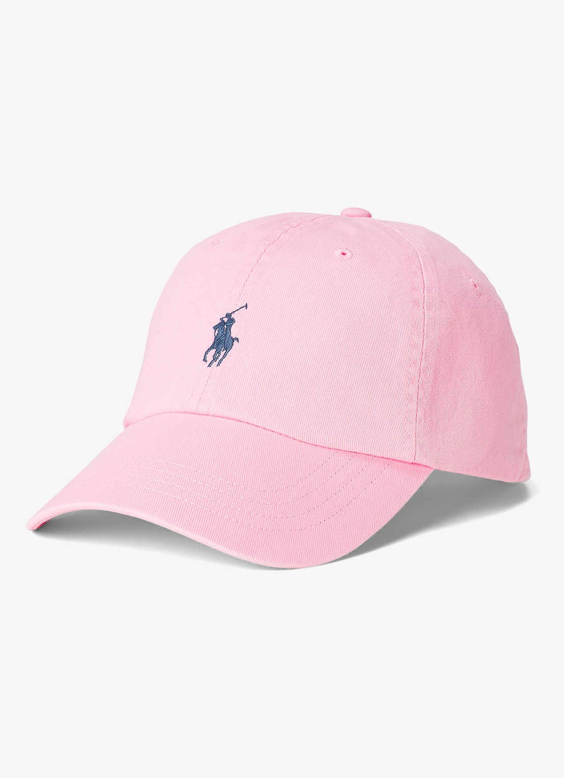 Ralph Lauren Slim fit polo met logoborduring  - voorkant 5 canterburry heather / grijs