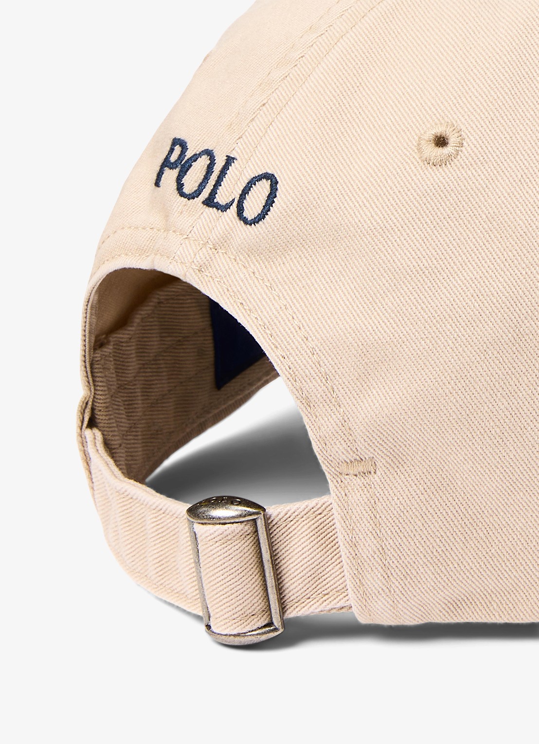 Ralph Lauren Slim fit polo met logoborduring  - achterkant 2 canterburry heather / grijs