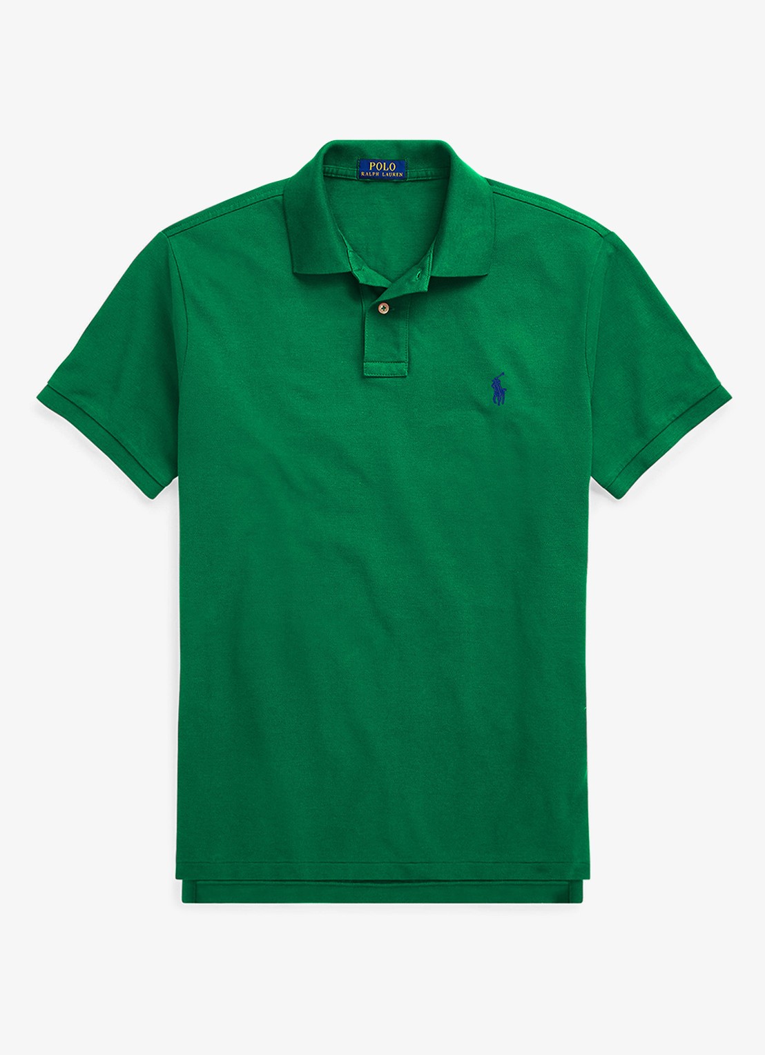 Ralph Lauren Slim fit polo van piqué katoen - voorkant 4 billiard/c7315-3el4