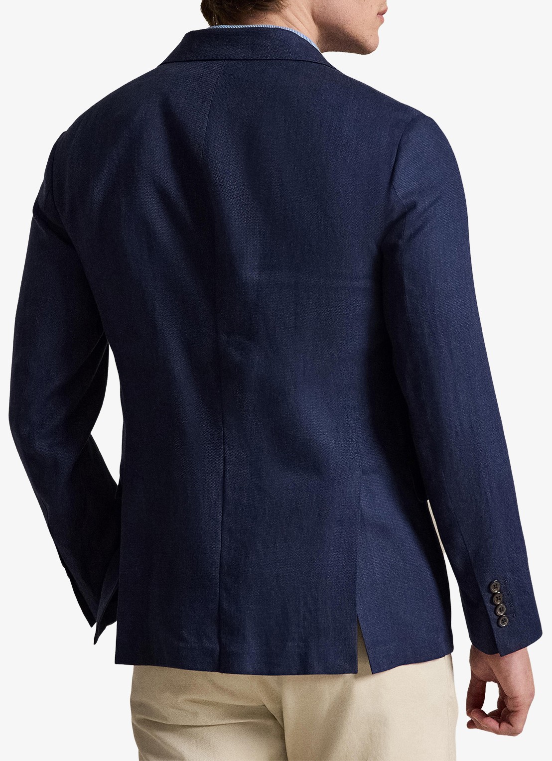 Ralph Lauren Slim fit polo van piqué katoen - achterkant 2 college green / groen