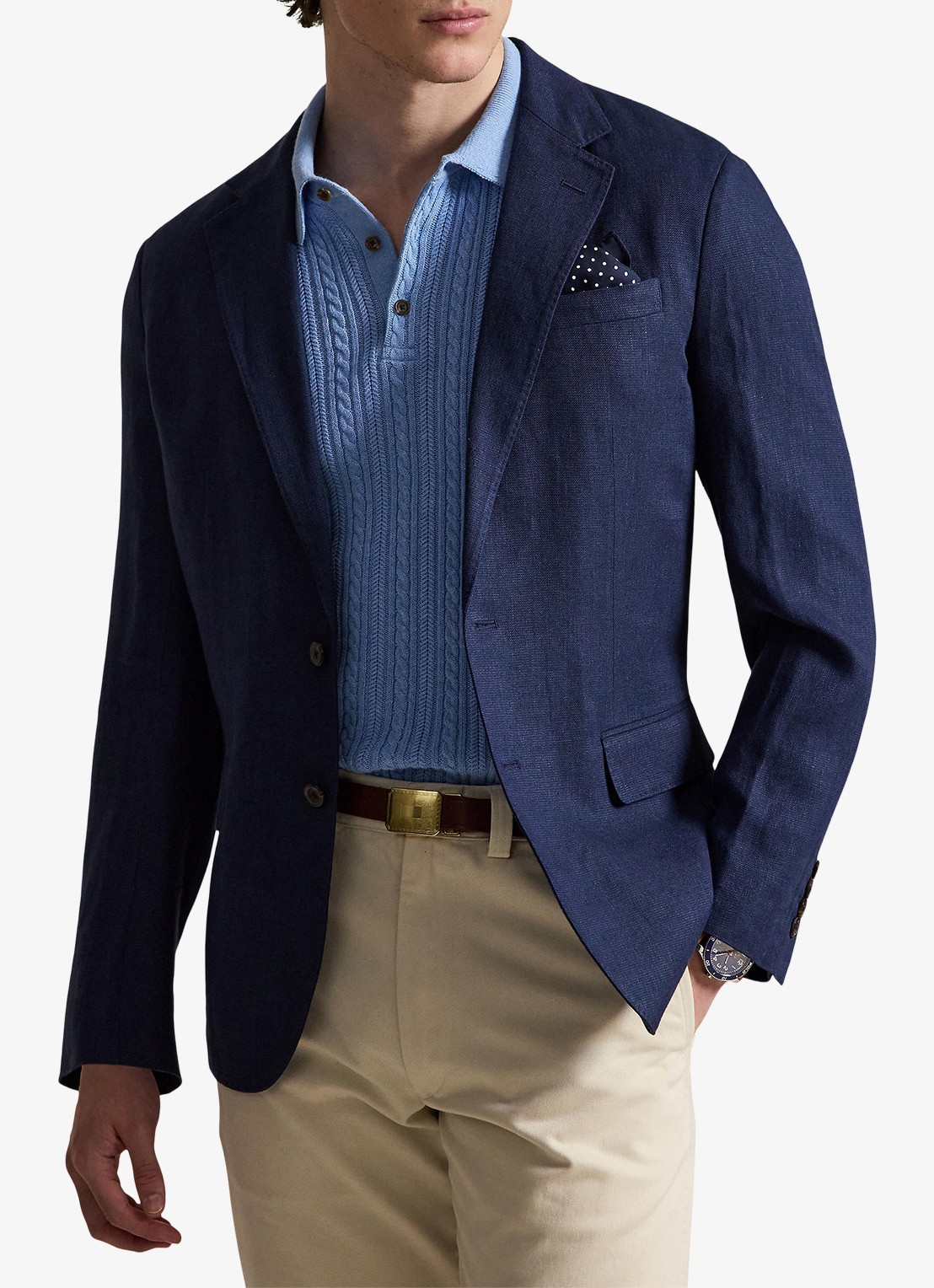 Ralph Lauren Slim fit polo van piqué katoen - detail 8 college green / groen