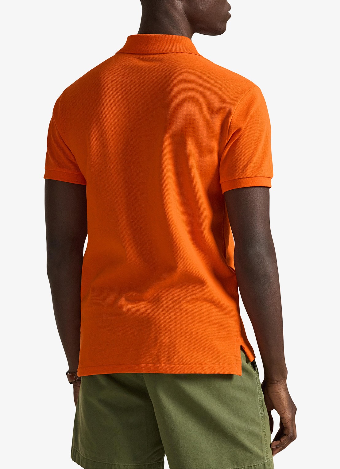 Ralph Lauren Slim fit polo van piqué katoen - achterkant sailing orange