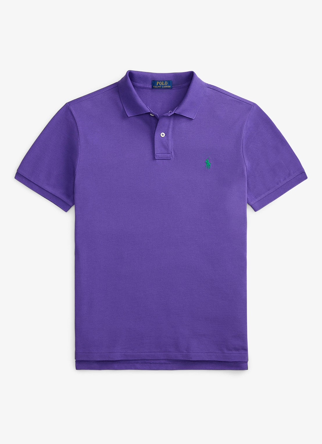 Ralph Lauren Slim fit polo van piqué katoen - voorkant 4 cabana purple/c5223-zywt