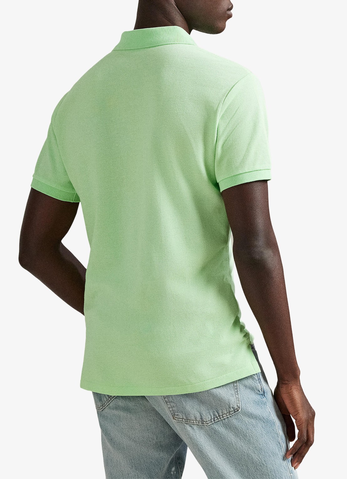 Ralph Lauren Slim fit polo van piqué katoen - achterkant 5 cruise lime/c2113-zyva