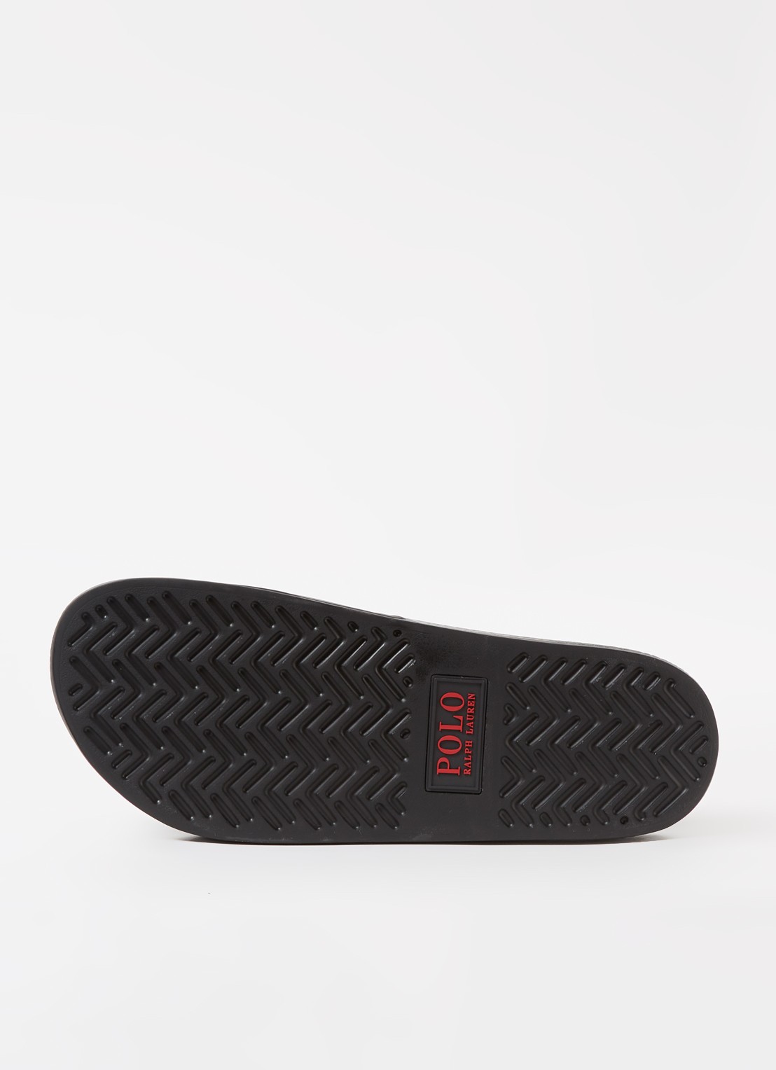 Ralph Lauren Slipper met logo - detail 2 zwart