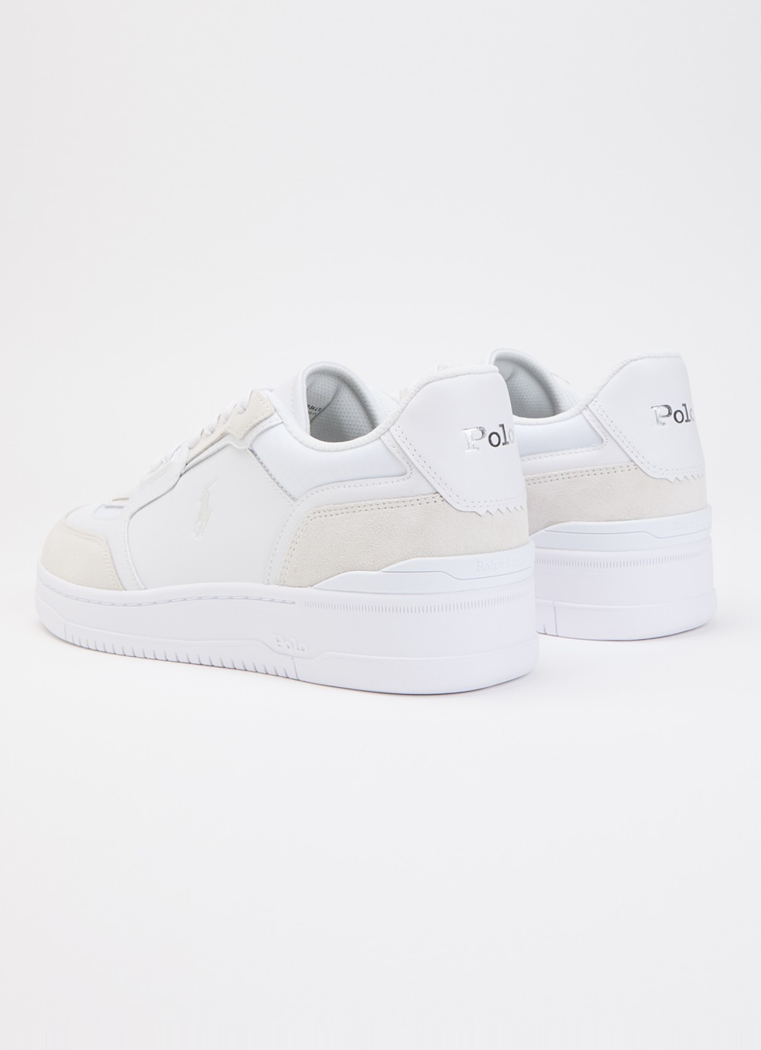 Ralph Lauren Sneaker met logo - achterkant 2 wit