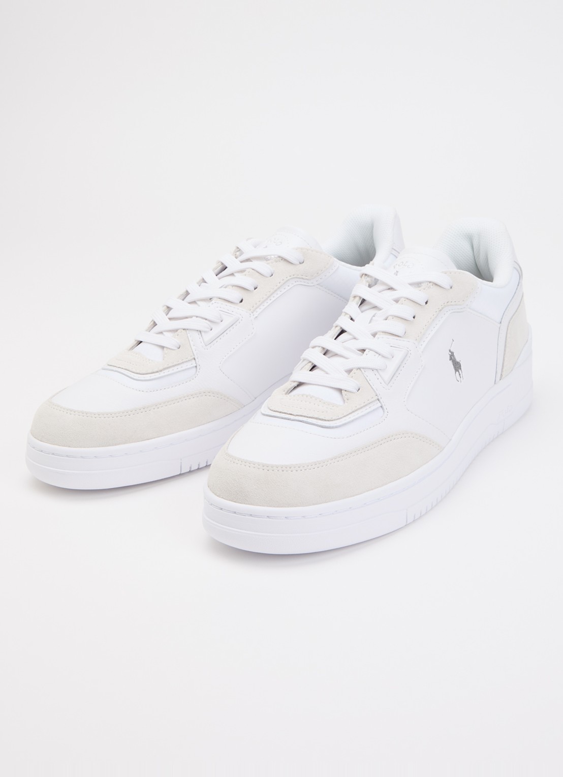 Ralph Lauren Sneaker met logo - detail 3 wit
