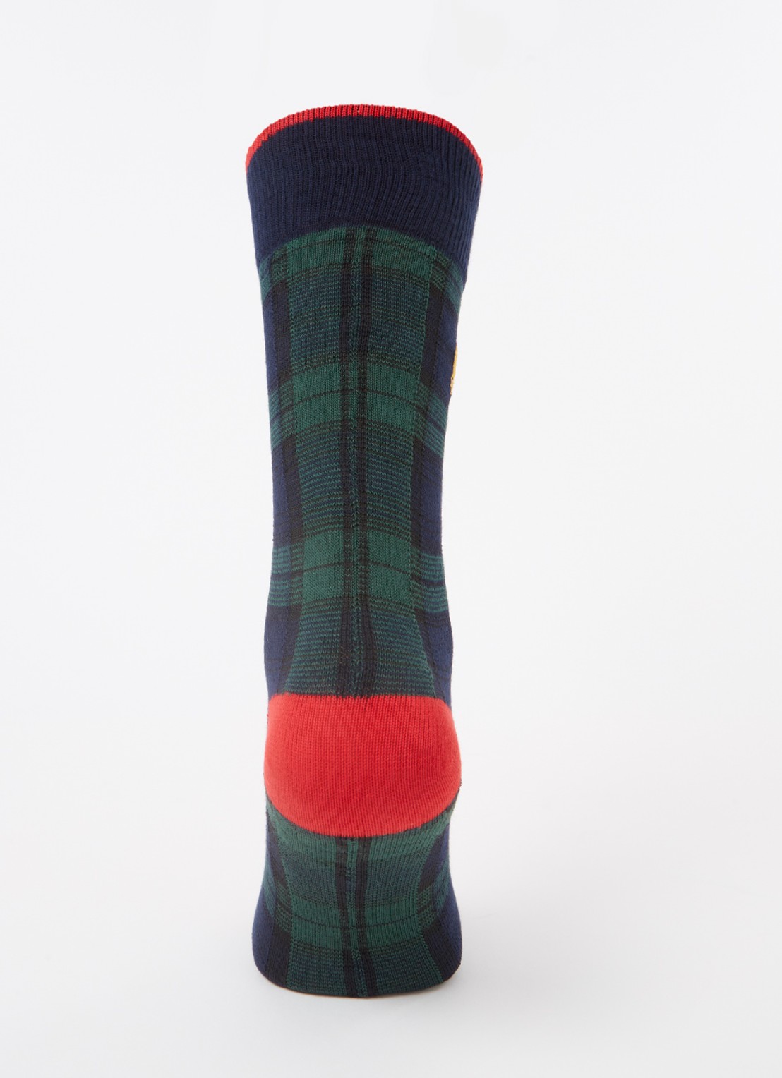 Ralph Lauren Sokken in katoenblend met print in 3-pack giftbox - voorkant 2 donkerblauw