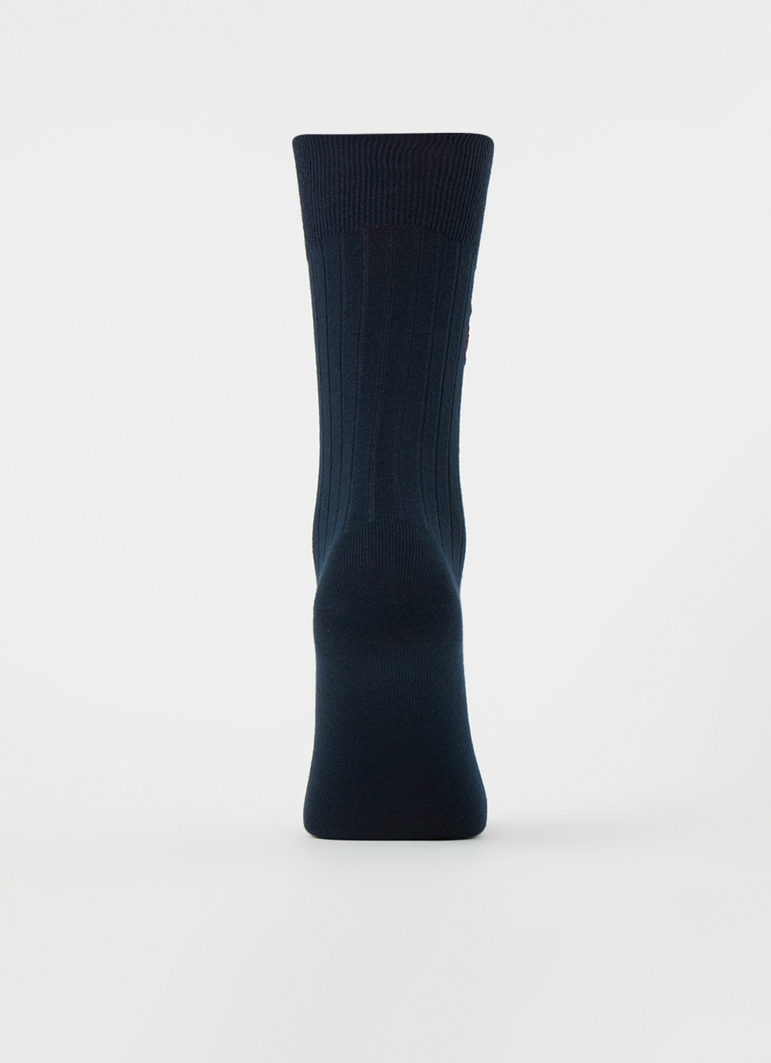 Ralph Lauren Sokken met logoborduring in 3-pack - voorkant 2 blauw