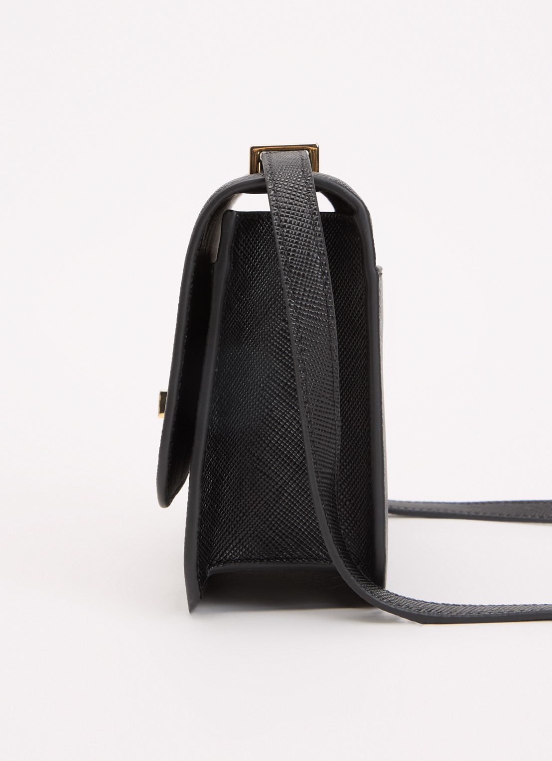 Ralph Lauren Sophee 22 crossbodytas van leer - detail 2 zwart