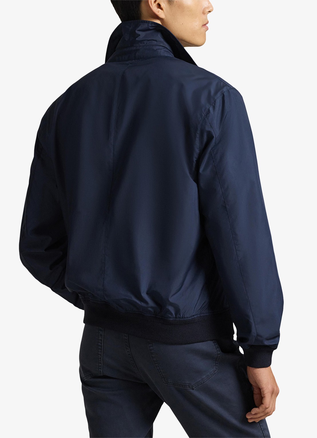 Ralph Lauren Southland jack met klepzakken en logoborduring - achterkant collection navy / donkerblauw